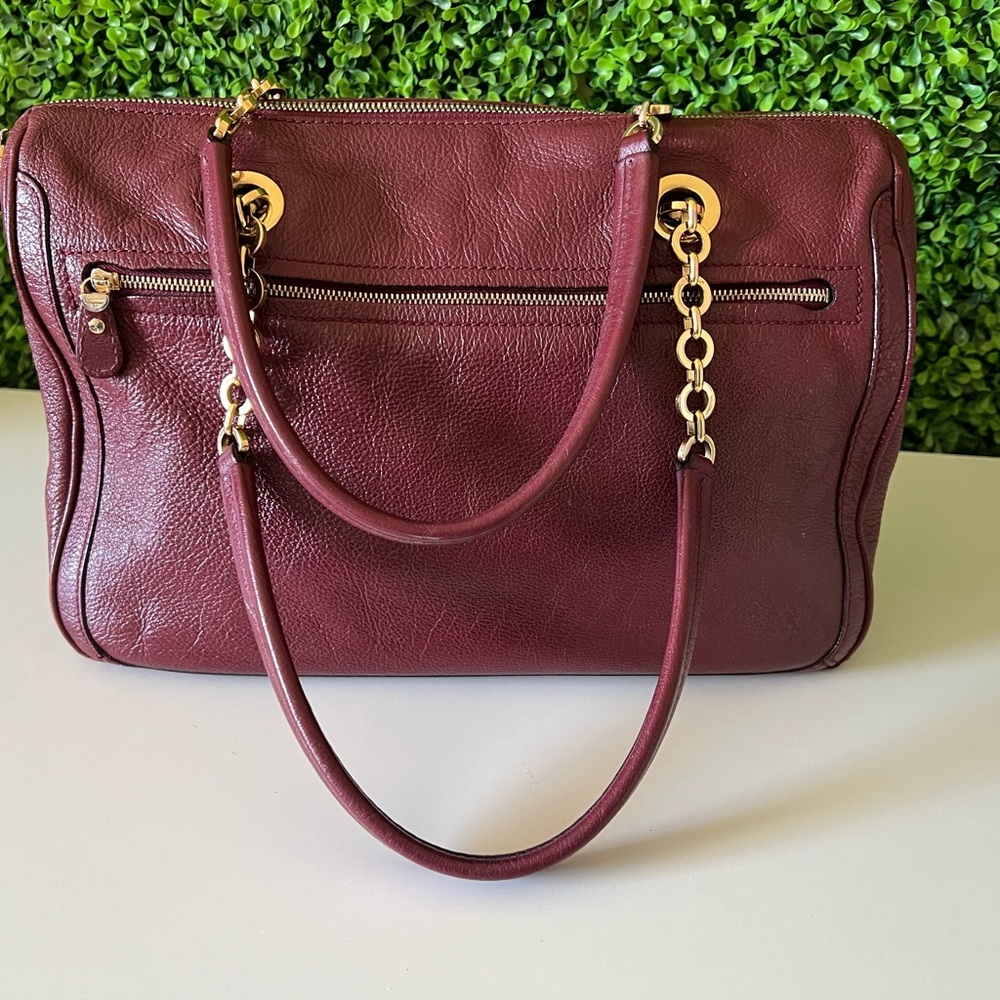 Salvatore Ferragamo Leather Shoulder Bag -
Burgundy - Picture 5 of 10